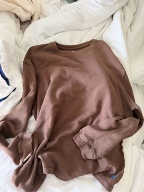 Field & Stream Brown Waffle Knit Thermal Long Sleeve